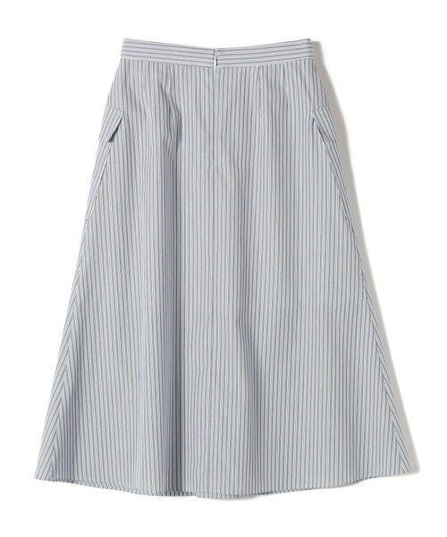 SHIPS / シップス ロング・マキシ丈スカート | 〈手洗い可能〉ストライプ フロント ポケット フレア スカート | 詳細17