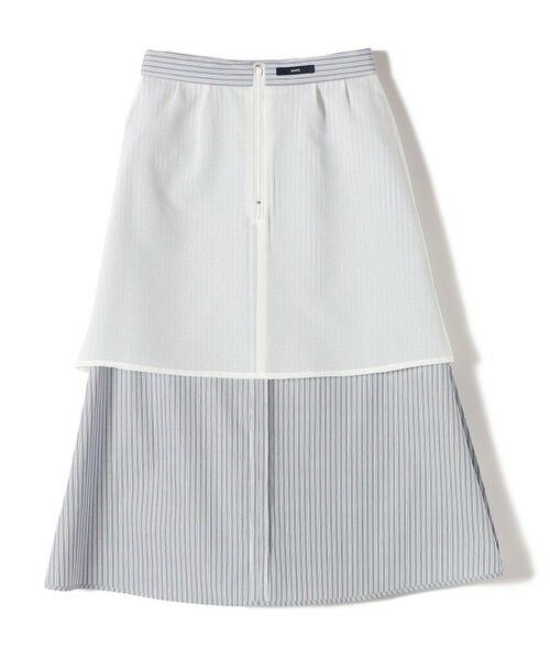 SHIPS / シップス ロング・マキシ丈スカート | 〈手洗い可能〉ストライプ フロント ポケット フレア スカート | 詳細19