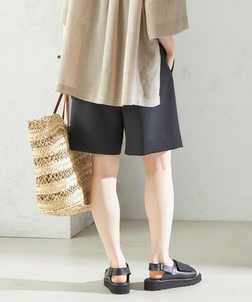 SHIPS / シップス ショート・ハーフ・半端丈パンツ | 〈手洗い可能〉ダブル クロス ハーフ パンツ | 詳細10