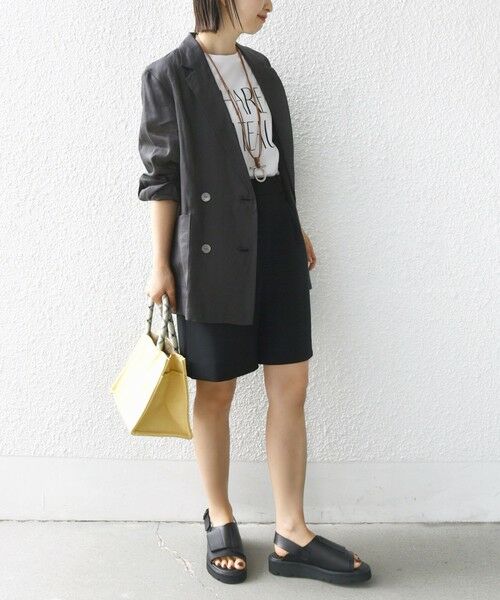 SHIPS / シップス ショート・ハーフ・半端丈パンツ | 〈手洗い可能〉ダブル クロス ハーフ パンツ | 詳細14