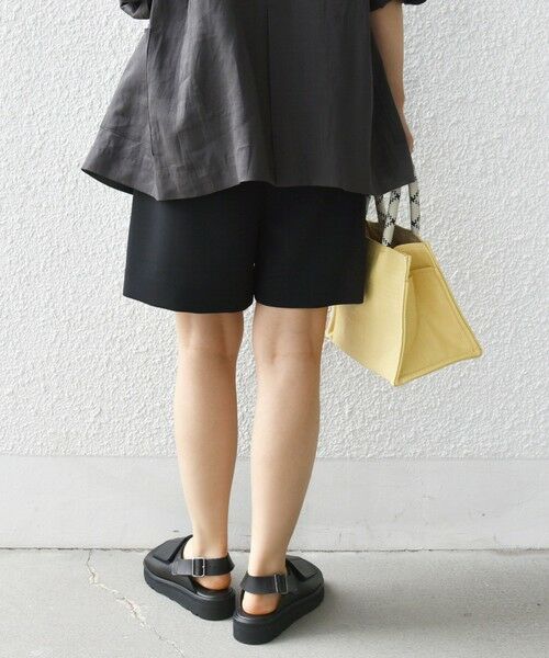 SHIPS / シップス ショート・ハーフ・半端丈パンツ | 〈手洗い可能〉ダブル クロス ハーフ パンツ | 詳細17