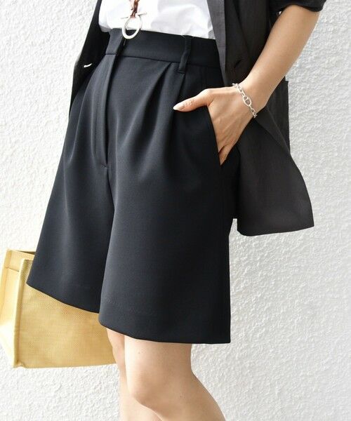 SHIPS / シップス ショート・ハーフ・半端丈パンツ | 〈手洗い可能〉ダブル クロス ハーフ パンツ | 詳細20