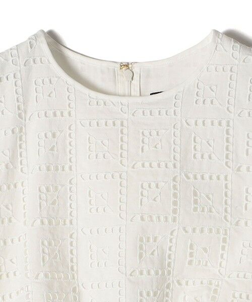 SHIPS / シップス ロング・マキシ丈ワンピース | 〈手洗い可能〉Broche スクエア レース Iライン ワンピース | 詳細7