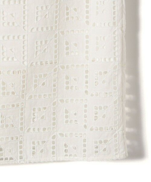 SHIPS / シップス ロング・マキシ丈ワンピース | 〈手洗い可能〉Broche スクエア レース Iライン ワンピース | 詳細10