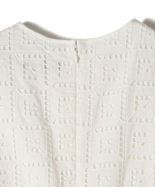 SHIPS / シップス ロング・マキシ丈ワンピース | 〈手洗い可能〉Broche スクエア レース Iライン ワンピース | 詳細12