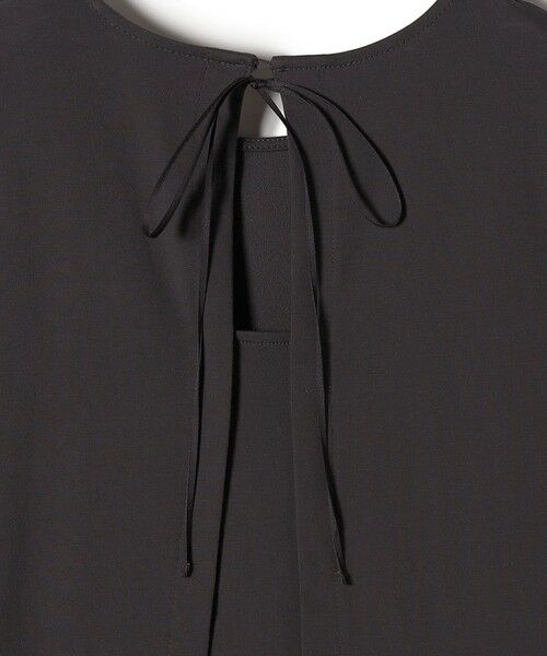 SHIPS / シップス ロング・マキシ丈ワンピース | 〈洗濯機可能〉ローラバイオ バック リボン フレア ジャージー ワンピース | 詳細22