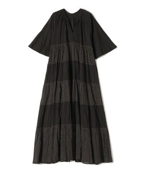 SHIPS / シップス ロング・マキシ丈ワンピース | 〈手洗い可能〉Fanaka:クリンクル 袖 フレア ロング ワンピース | 詳細23