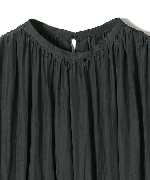 SHIPS / シップス ロング・マキシ丈ワンピース | 〈手洗い可能〉割繊 無地 ノースリーブ ワンピース | 詳細12