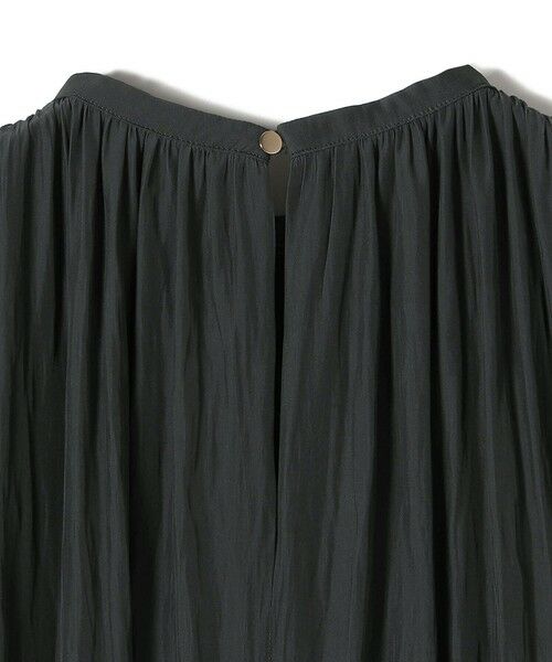 SHIPS / シップス ロング・マキシ丈ワンピース | 〈手洗い可能〉割繊 無地 ノースリーブ ワンピース | 詳細13