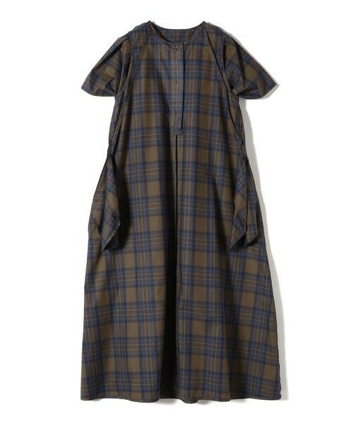 SHIPS / シップス ロング・マキシ丈ワンピース | 【SHIPS別注】c/est:〈洗濯機可能〉ビック チェック ワンピース | 詳細12