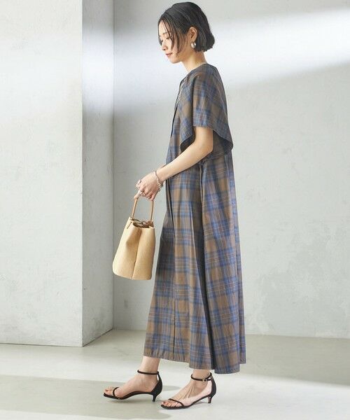 SHIPS / シップス ロング・マキシ丈ワンピース | 【SHIPS別注】c/est:〈洗濯機可能〉ビック チェック ワンピース | 詳細2