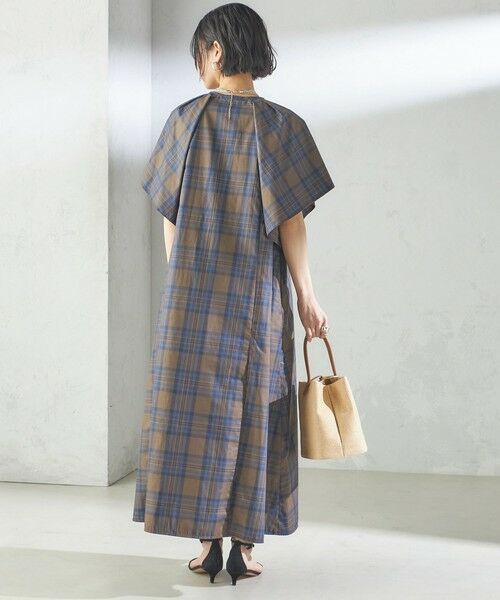 SHIPS / シップス ロング・マキシ丈ワンピース | 【SHIPS別注】c/est:〈洗濯機可能〉ビック チェック ワンピース | 詳細3