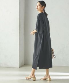 SHIPS / シップス ロング・マキシ丈ワンピース | 【SHIPS別注】WRAPINKNOT:クルーネック カット ワンピース