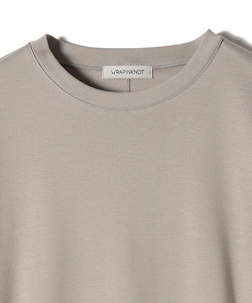 SHIPS / シップス ロング・マキシ丈ワンピース | 【SHIPS別注】WRAPINKNOT:クルーネック カット ワンピース | 詳細8