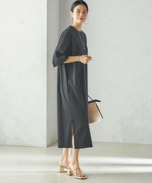 SHIPS / シップス ロング・マキシ丈ワンピース | 【SHIPS別注】WRAPINKNOT:クルーネック カット ワンピース | 詳細19