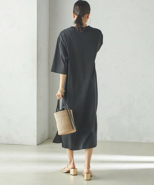 SHIPS / シップス ロング・マキシ丈ワンピース | 【SHIPS別注】WRAPINKNOT:クルーネック カット ワンピース | 詳細16