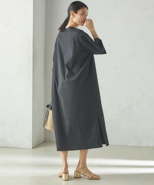 SHIPS / シップス ロング・マキシ丈ワンピース | 【SHIPS別注】WRAPINKNOT:クルーネック カット ワンピース | 詳細17