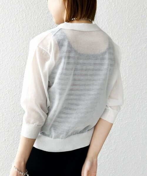 SHIPS / シップス カーディガン・ボレロ | 〈手洗い可能〉ラミー混 シアー カーディガン | 詳細11