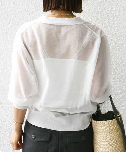 SHIPS / シップス カーディガン・ボレロ | 〈手洗い可能〉ラミー混 シアー カーディガン | 詳細20