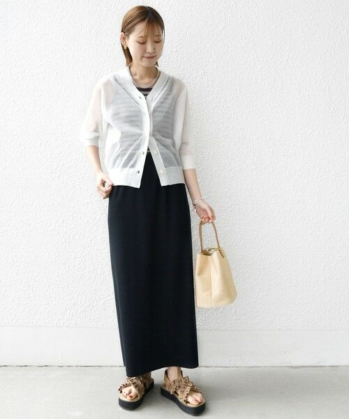 SHIPS / シップス カーディガン・ボレロ | 〈手洗い可能〉ラミー混 シアー カーディガン | 詳細5