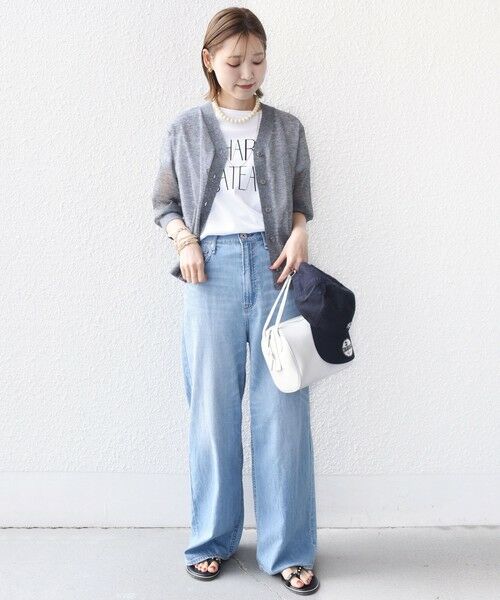 カーディガン  シアーラミー混カーディガン レディース allureville｜◇ シアーラミー混カーディガン | Rakuten Fashion
