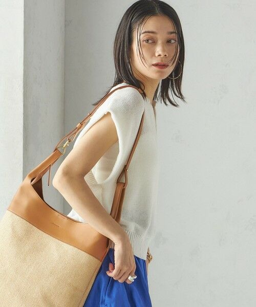 SHIPS / シップス ニット・セーター | 〈手洗い可能〉ポリエステル 麻 スキッパー プルオーバー | 詳細12