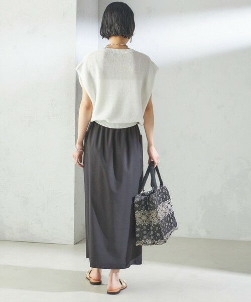 SHIPS / シップス ニット・セーター | 〈手洗い可能〉ポリエステル 麻 スキッパー プルオーバー | 詳細15