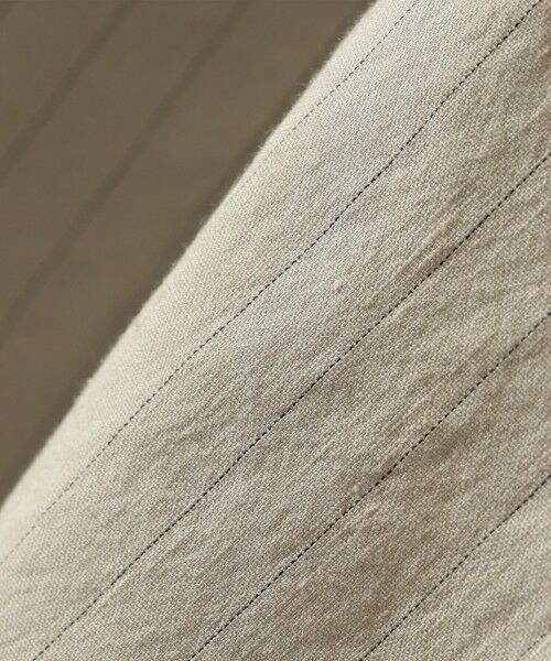 SHIPS / シップス テーラードジャケット | SHIPS Primary Navy Label:麻混 ストライプ ストレッチ ダブル ジャケット | 詳細7