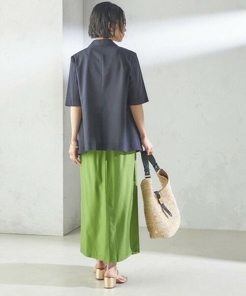 SHIPS / シップス テーラードジャケット | 〈手洗い可能〉ダブル 半袖 ジャケット | 詳細26