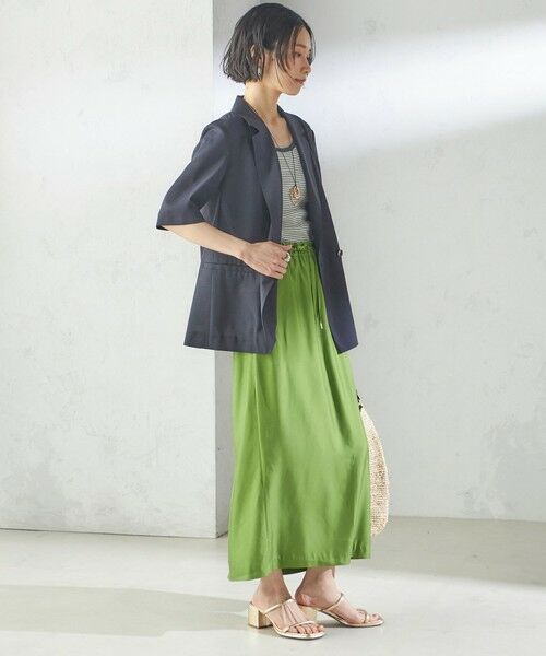 SHIPS / シップス テーラードジャケット | 〈手洗い可能〉ダブル 半袖 ジャケット | 詳細27