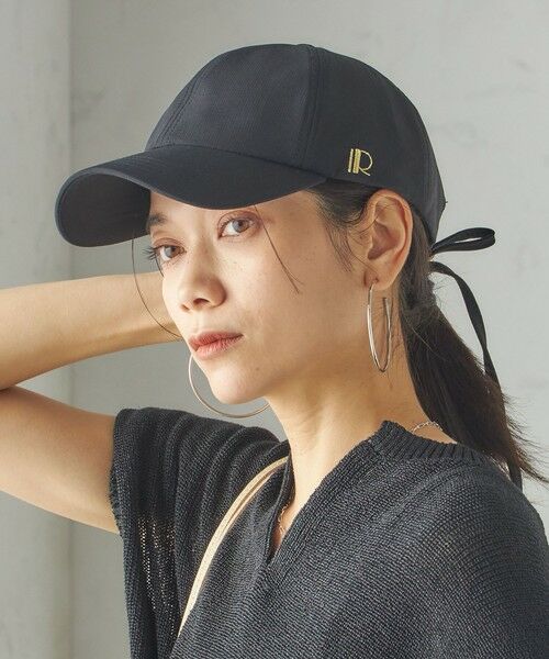 美品　yori UV撥水リボンキャップ 美品 yori UV撥水リボンキャップ
