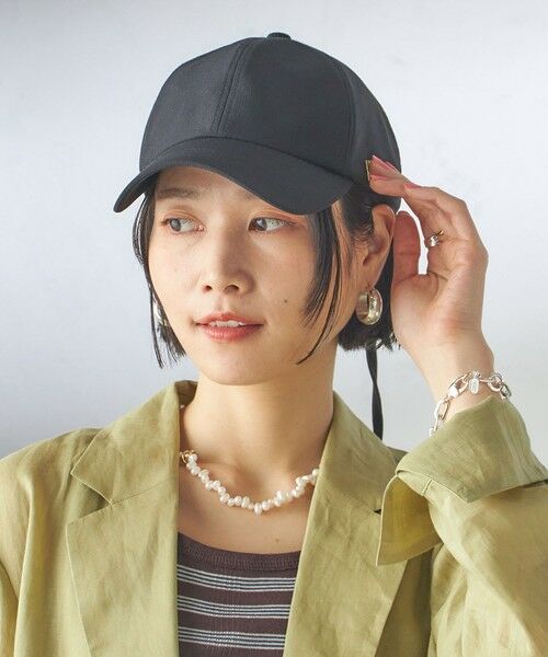 美品　yori UV撥水リボンキャップ UV日よけ付きリボンキャップ | all item| yori