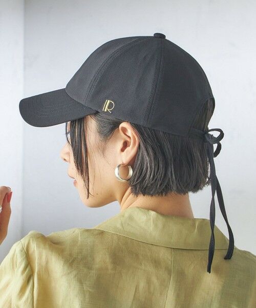 美品　yori UV撥水リボンキャップ UV日よけ付きリボンキャップ | all item| yori