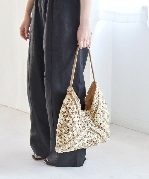 SHIPS / シップス トートバッグ | quaranciel: クロシェ デザイン ワンハンドル トートバッグ | 詳細3