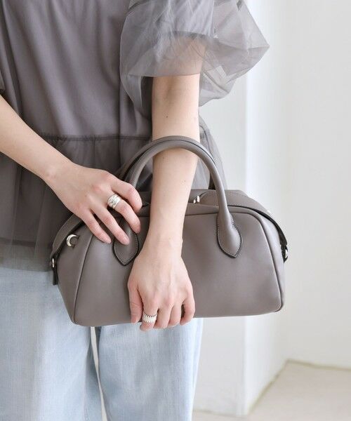 SHIPS / シップス ショルダーバッグ | quaranciel: ダブルジップ デザイン ボストン ショルダー バッグ | 詳細2