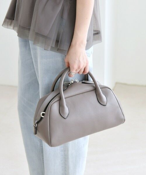 SHIPS / シップス ショルダーバッグ | quaranciel: ダブルジップ デザイン ボストン ショルダー バッグ | 詳細3