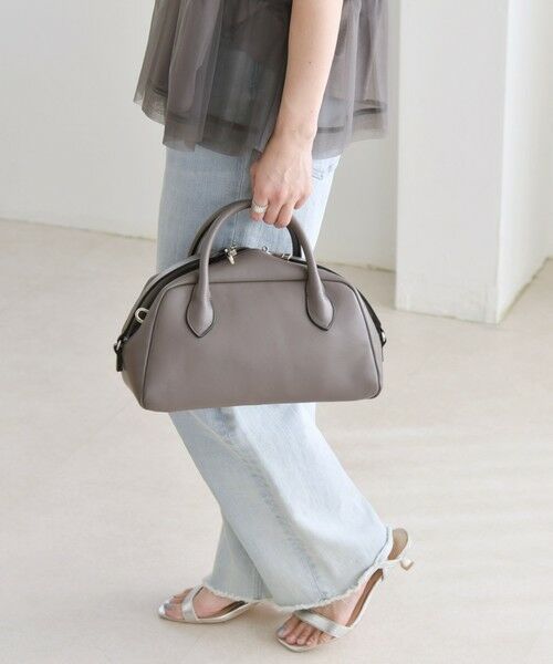 SHIPS / シップス ショルダーバッグ | quaranciel: ダブルジップ デザイン ボストン ショルダー バッグ | 詳細5