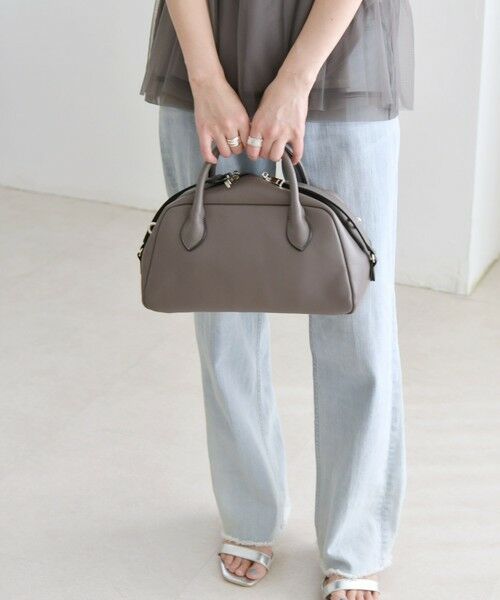 SHIPS / シップス ショルダーバッグ | quaranciel: ダブルジップ デザイン ボストン ショルダー バッグ | 詳細6