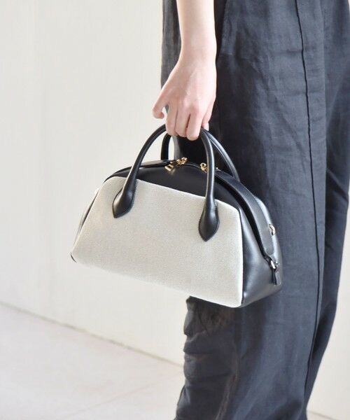 SHIPS / シップス ショルダーバッグ | quaranciel: ダブルジップ デザイン ボストン ショルダー バッグ | 詳細11