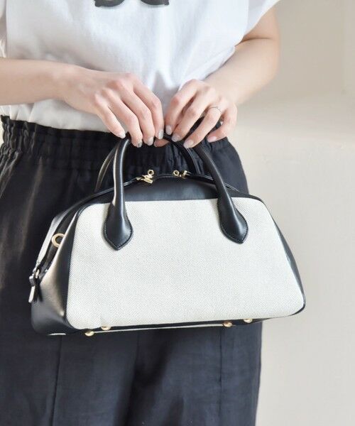 SHIPS / シップス ショルダーバッグ | quaranciel: ダブルジップ デザイン ボストン ショルダー バッグ | 詳細12