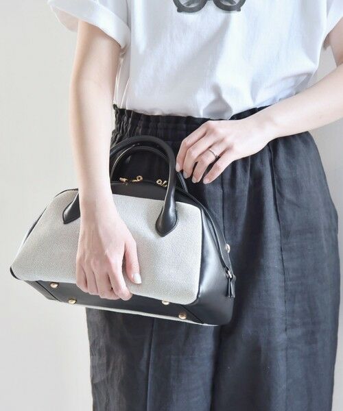 SHIPS / シップス ショルダーバッグ | quaranciel: ダブルジップ デザイン ボストン ショルダー バッグ | 詳細13