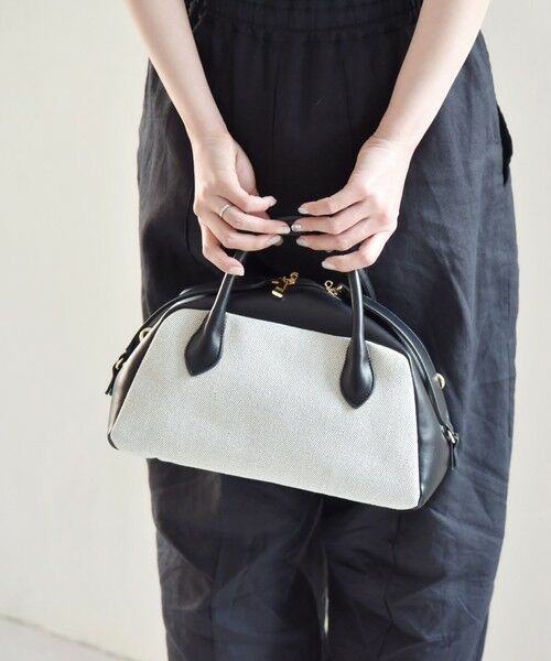 SHIPS / シップス ショルダーバッグ | quaranciel: ダブルジップ デザイン ボストン ショルダー バッグ | 詳細14