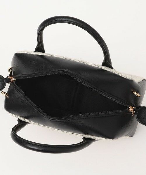 SHIPS / シップス ショルダーバッグ | quaranciel: ダブルジップ デザイン ボストン ショルダー バッグ | 詳細22