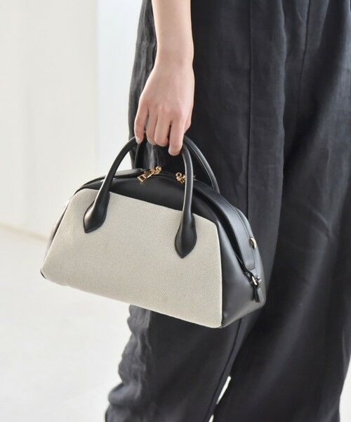 SHIPS / シップス ショルダーバッグ | quaranciel: ダブルジップ デザイン ボストン ショルダー バッグ | 詳細9