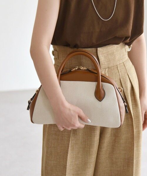 SHIPS / シップス ショルダーバッグ | quaranciel: ダブルジップ デザイン ボストン ショルダー バッグ | 詳細28