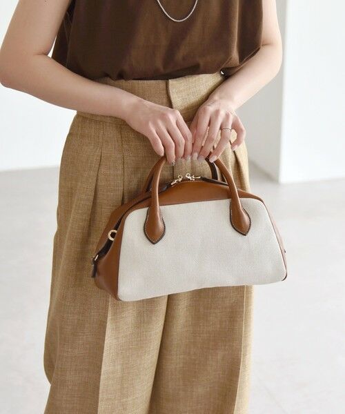 SHIPS / シップス ショルダーバッグ | quaranciel: ダブルジップ デザイン ボストン ショルダー バッグ | 詳細29