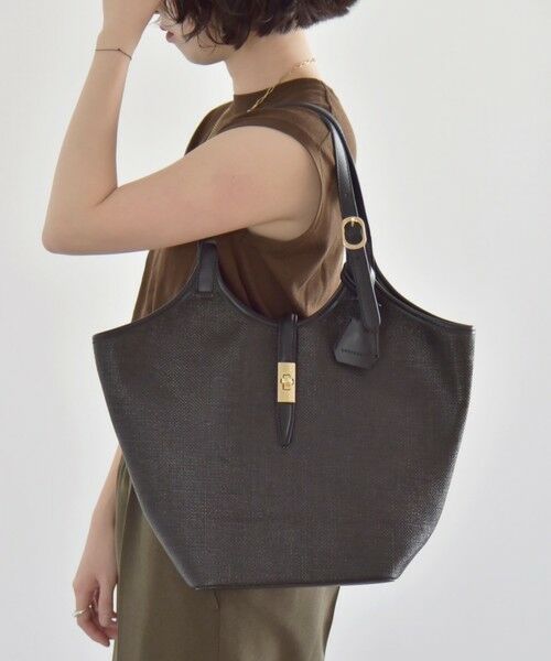 SHIPS / シップス トートバッグ | quaranciel: A4 メタル カゴ トートバッグ | 詳細1