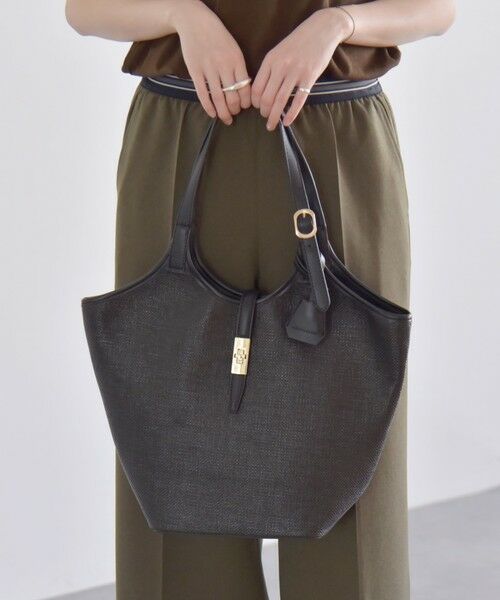 SHIPS / シップス トートバッグ | quaranciel: A4 メタル カゴ トートバッグ | 詳細3