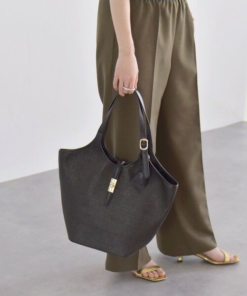 SHIPS / シップス トートバッグ | quaranciel: A4 メタル カゴ トートバッグ | 詳細4