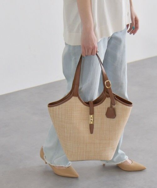 SHIPS / シップス トートバッグ | quaranciel: A4 メタル カゴ トートバッグ | 詳細15